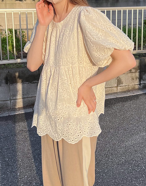 lace blouse（ブラウス/ブラウス）| pechu___pepe | 東京ガールズマーケット
