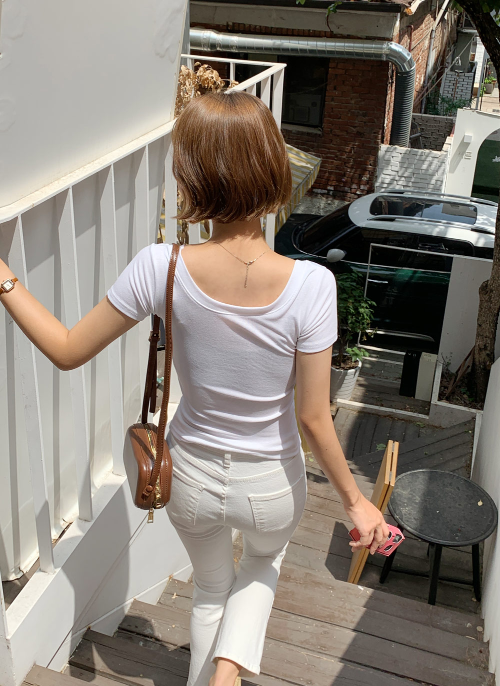2WAYネック半袖Tシャツ・全4色 | DHOLIC | 詳細画像19