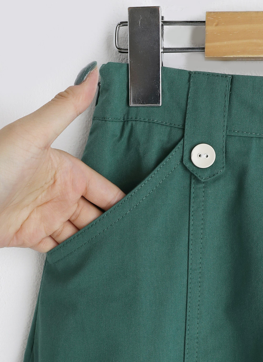 ボタンコットンAラインスカート・全3色 | DHOLIC PLUS | 詳細画像23