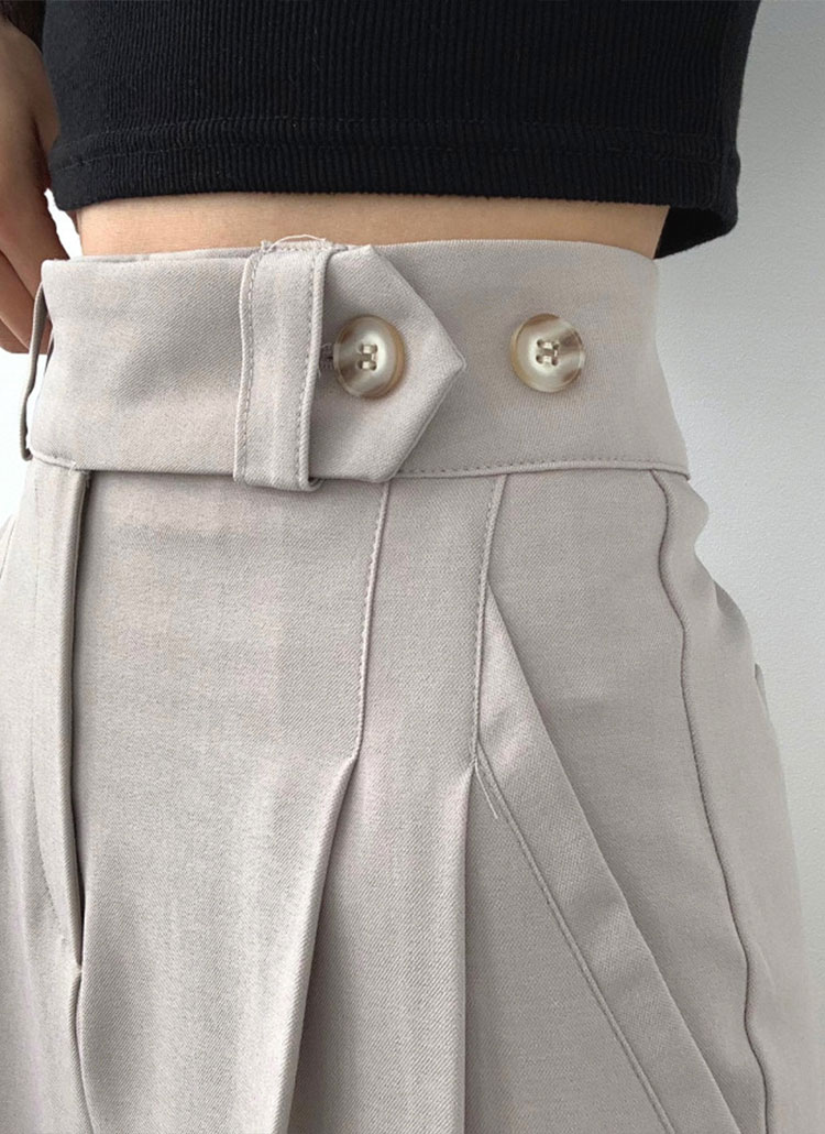 ウエストボタンスラックスパンツ | レディースファッション通販 - DHOLIC