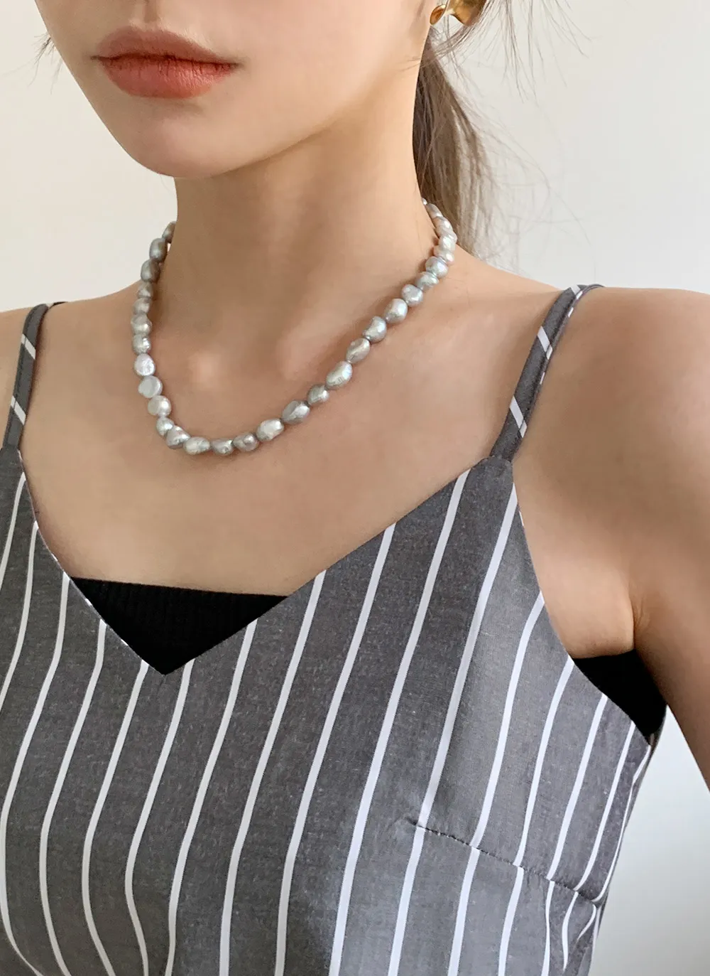 グレーパールネックレス・全1色 | レディースファッション通販 - DHOLIC 