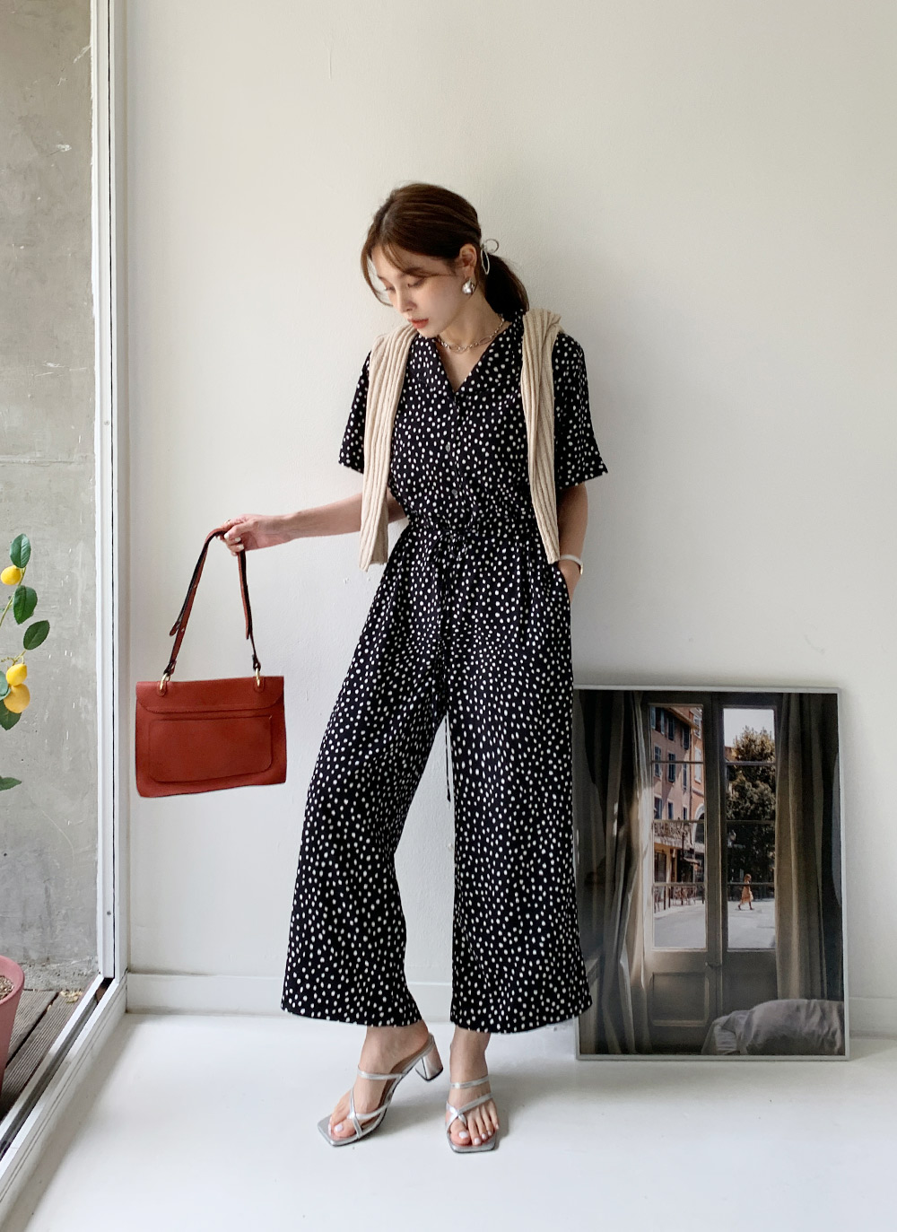 hholic ✳︎ オールインワン dry touch vneck all-in-one – hholic