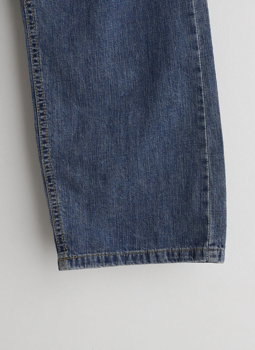 WARD ストレートブルーデニムパンツ ZARA Z1975 ストレート ハイウエスト フルレングス デニムパンツ