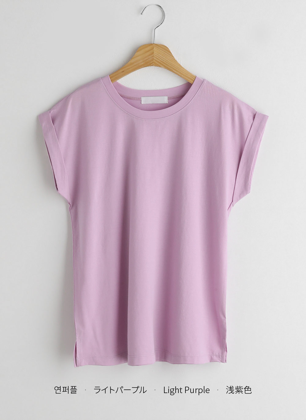 ロールアップスリーブTシャツ・全7色 | DHOLIC PLUS | 詳細画像29