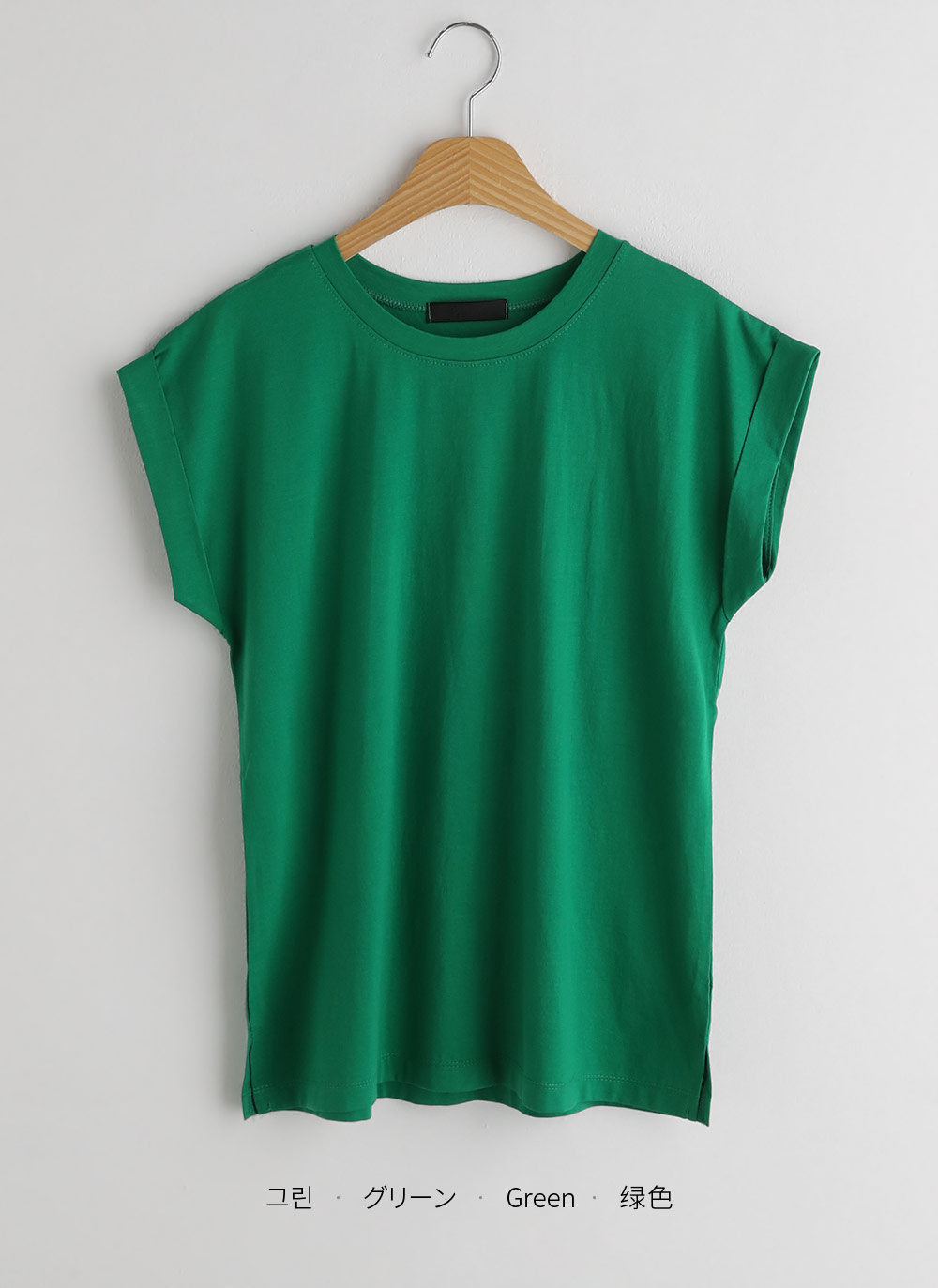 ロールアップスリーブTシャツ・全7色 | DHOLIC PLUS | 詳細画像30