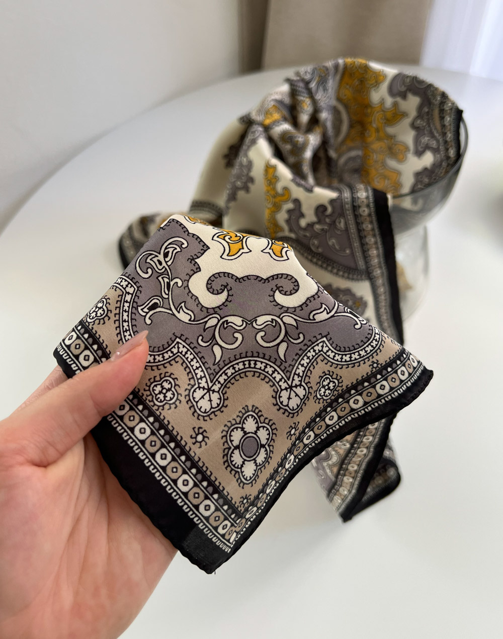 Paisley pattern scarf | 詳細画像2