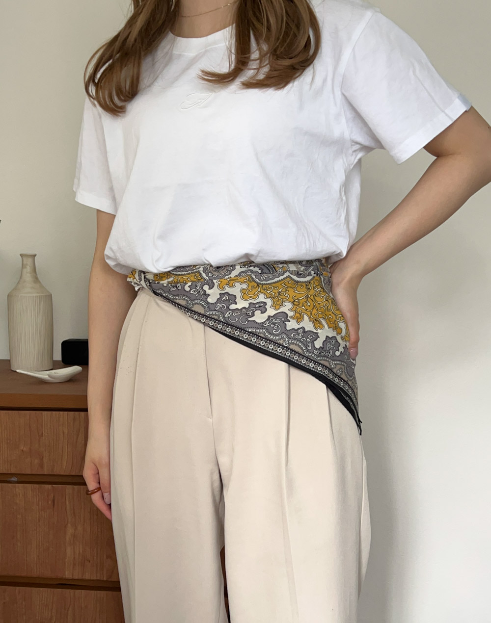 Paisley pattern scarf | 詳細画像3
