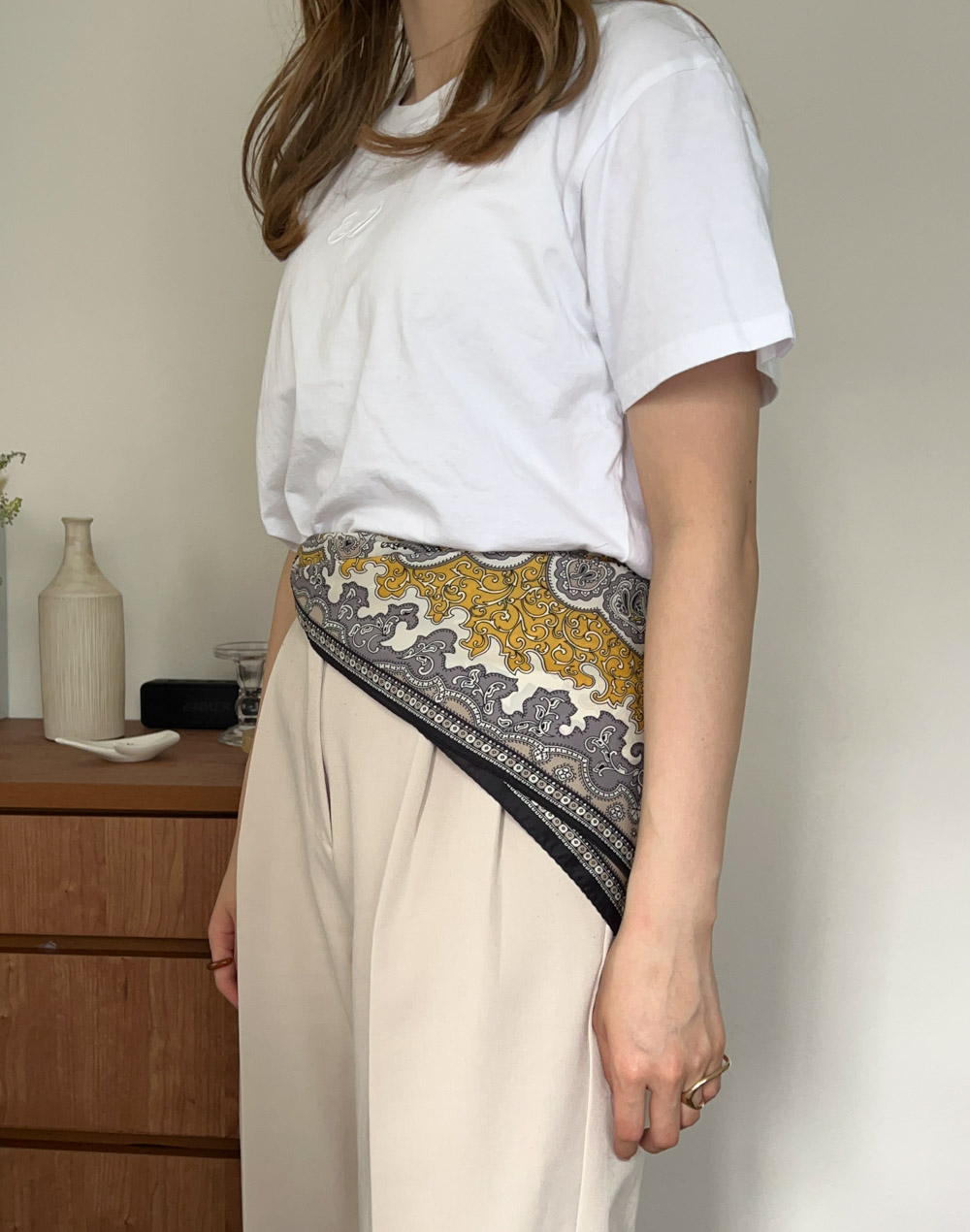 Paisley pattern scarf | 詳細画像4