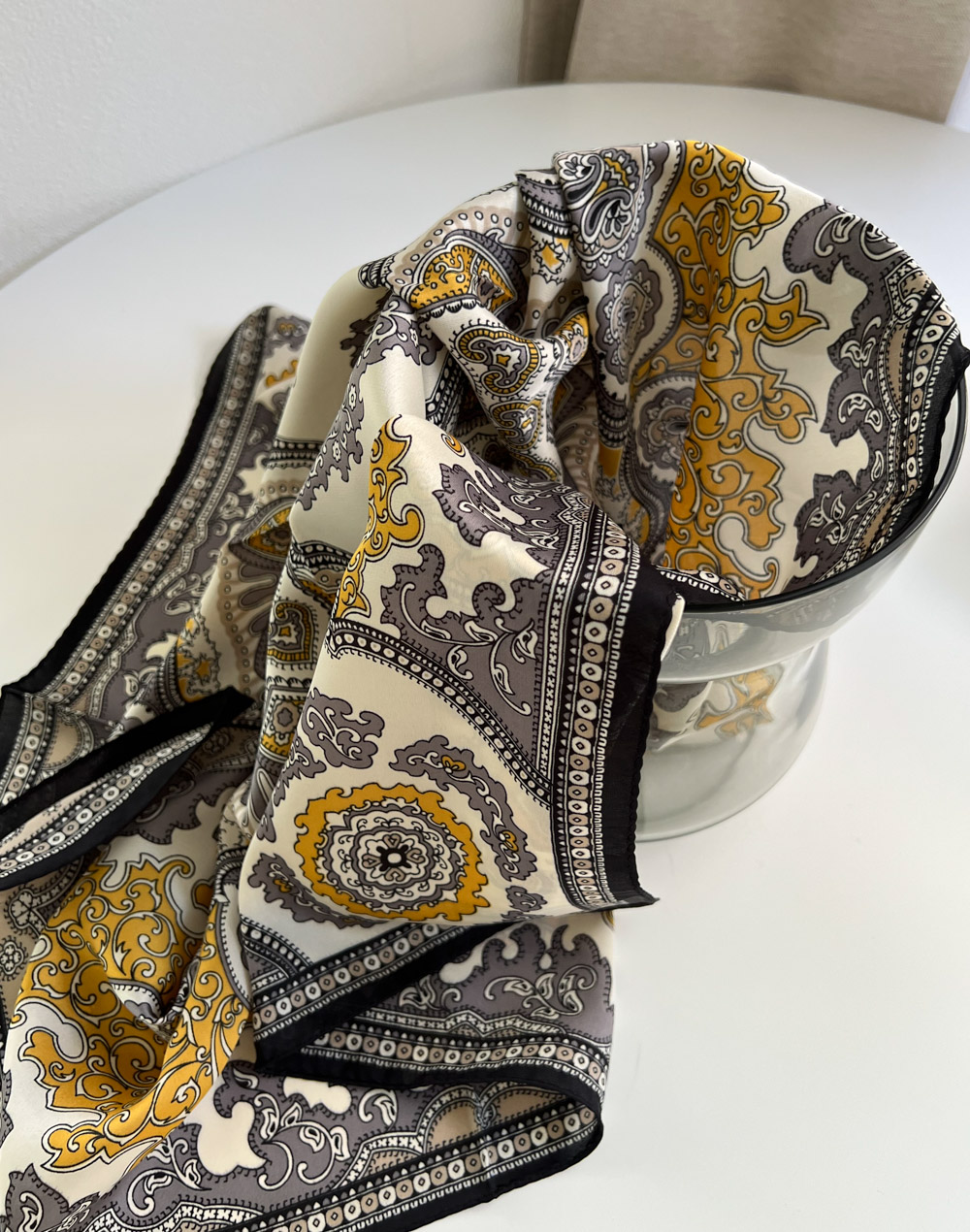 Paisley pattern scarf | 詳細画像8