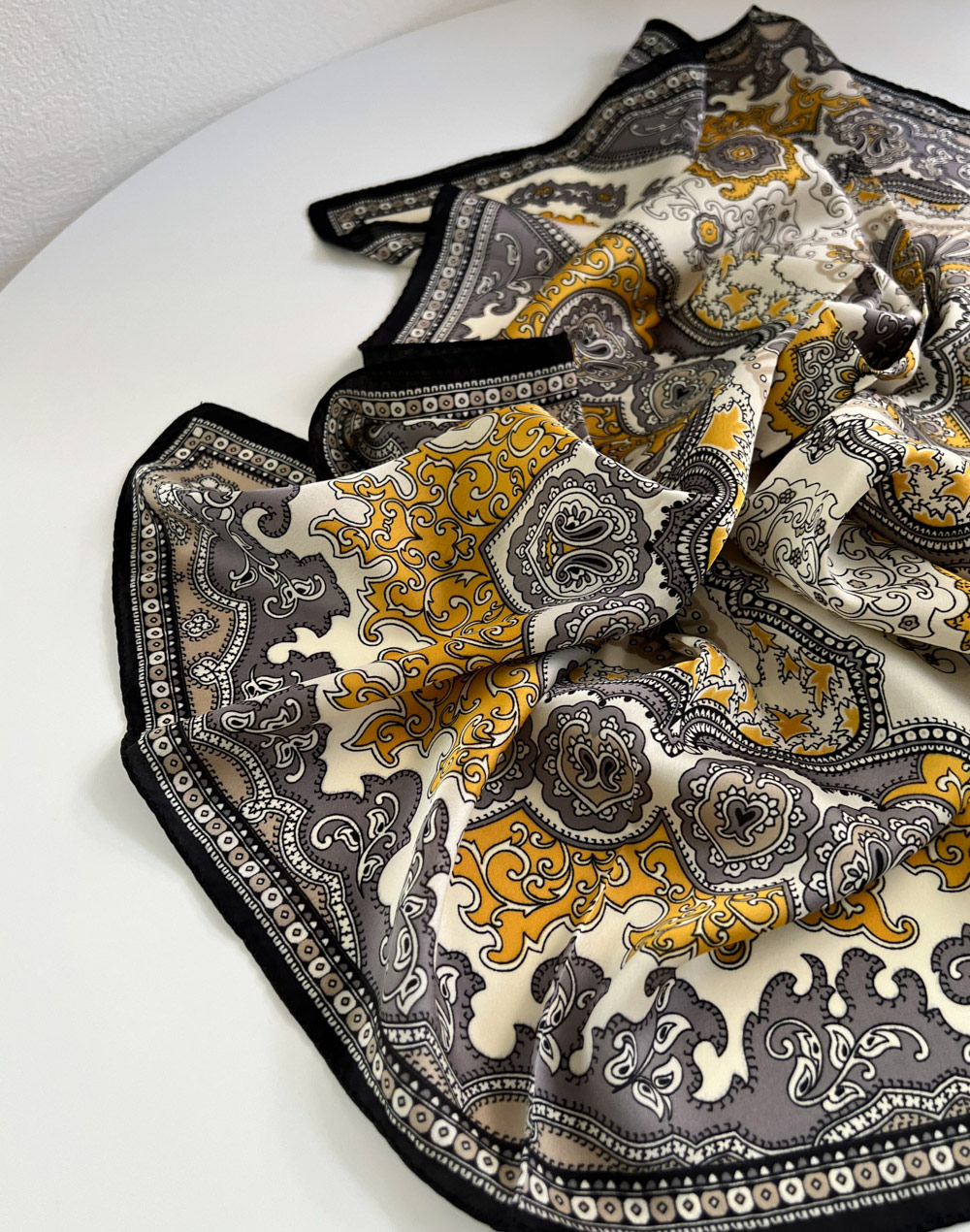 Paisley pattern scarf | 詳細画像9