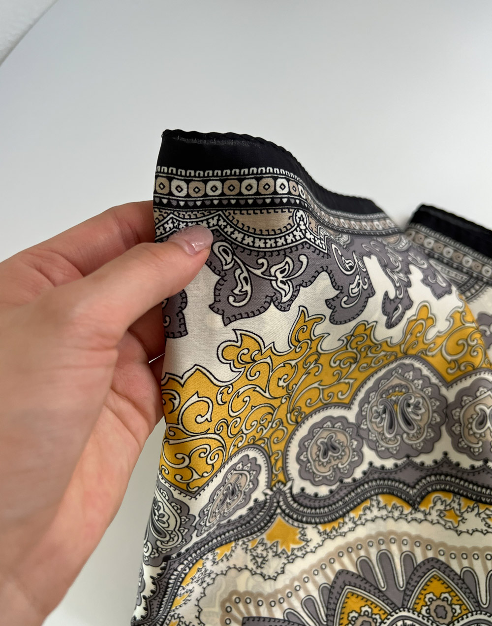 Paisley pattern scarf | 詳細画像11