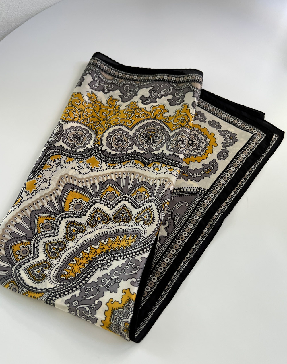 Paisley pattern scarf | 詳細画像12