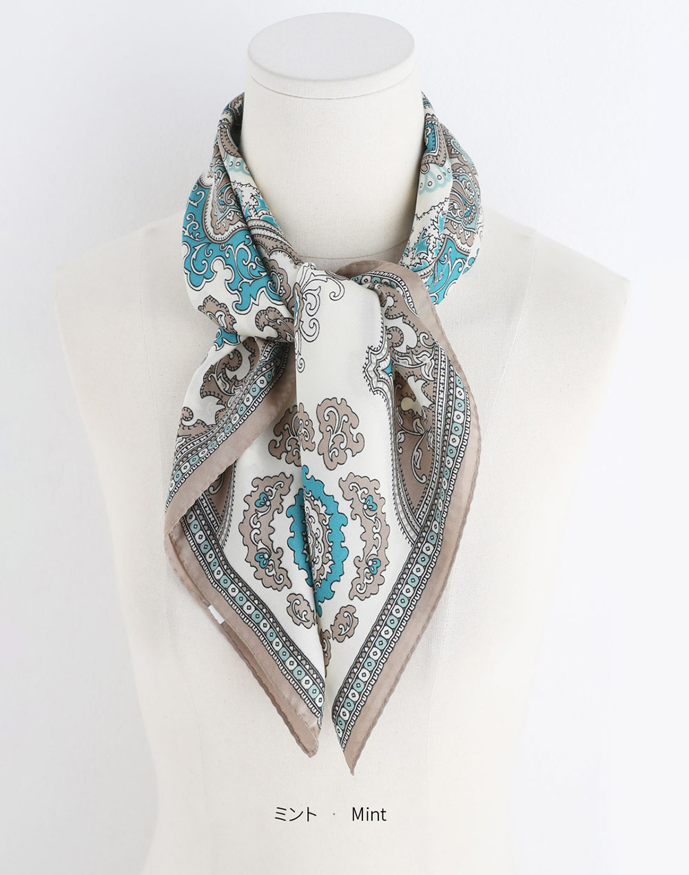 Paisley pattern scarf | 詳細画像15