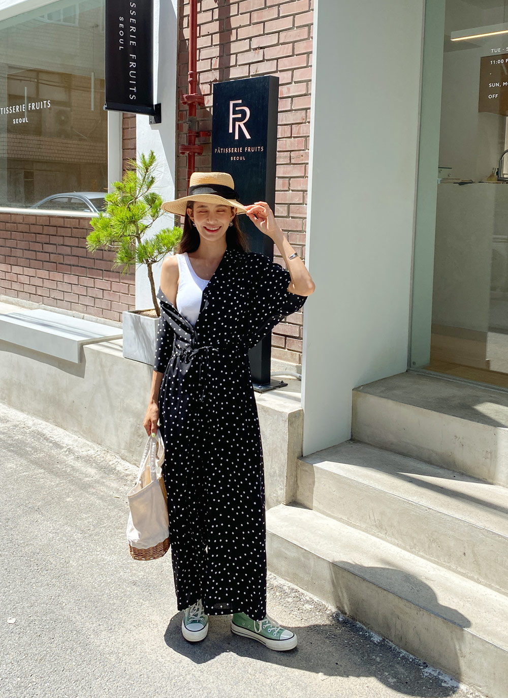 CHANEL オレンジ リブタンクトップ 36 CHANEL シャネル 21SS タンクトップ ノースリーブ サイズ36 ココ