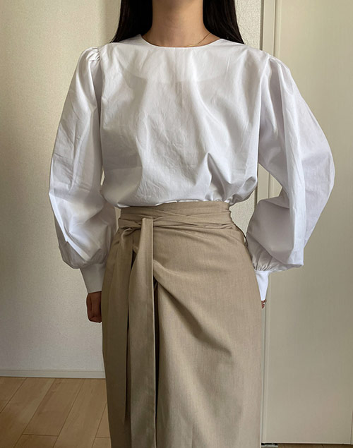 simple volume sleeve blouse（ブラウス/ブラウス）| hnnhim_ | 東京ガールズマーケット