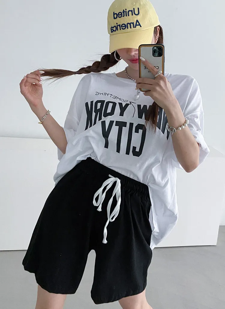 NEW YORK半袖Tシャツ&パンツSET | ppgirl | 詳細画像1