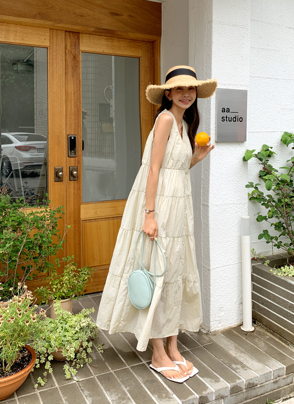 ティアードノースリワンピース・全3色 | レディースファッション通販  