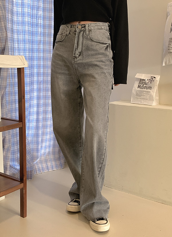 Mfpen グレー デニム ワイドパンツ Mfpen グレー デニム ワイドパンツ