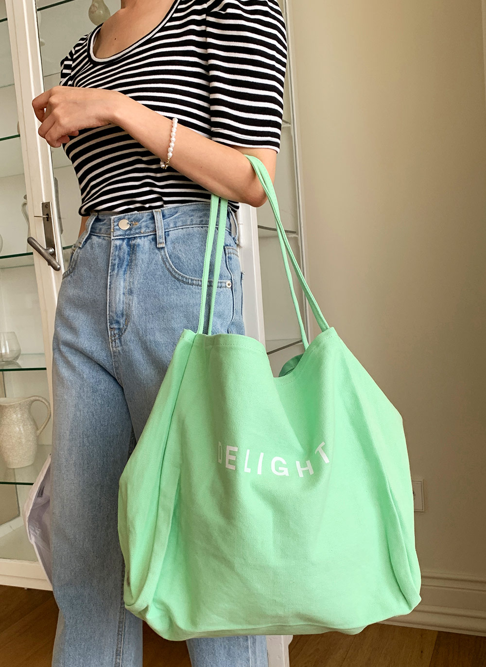 トートバッグ [PLUMP DELIGHT] Sorbet Bag DELIGHTビッグトートバッグ・全6色 | レディースファッション