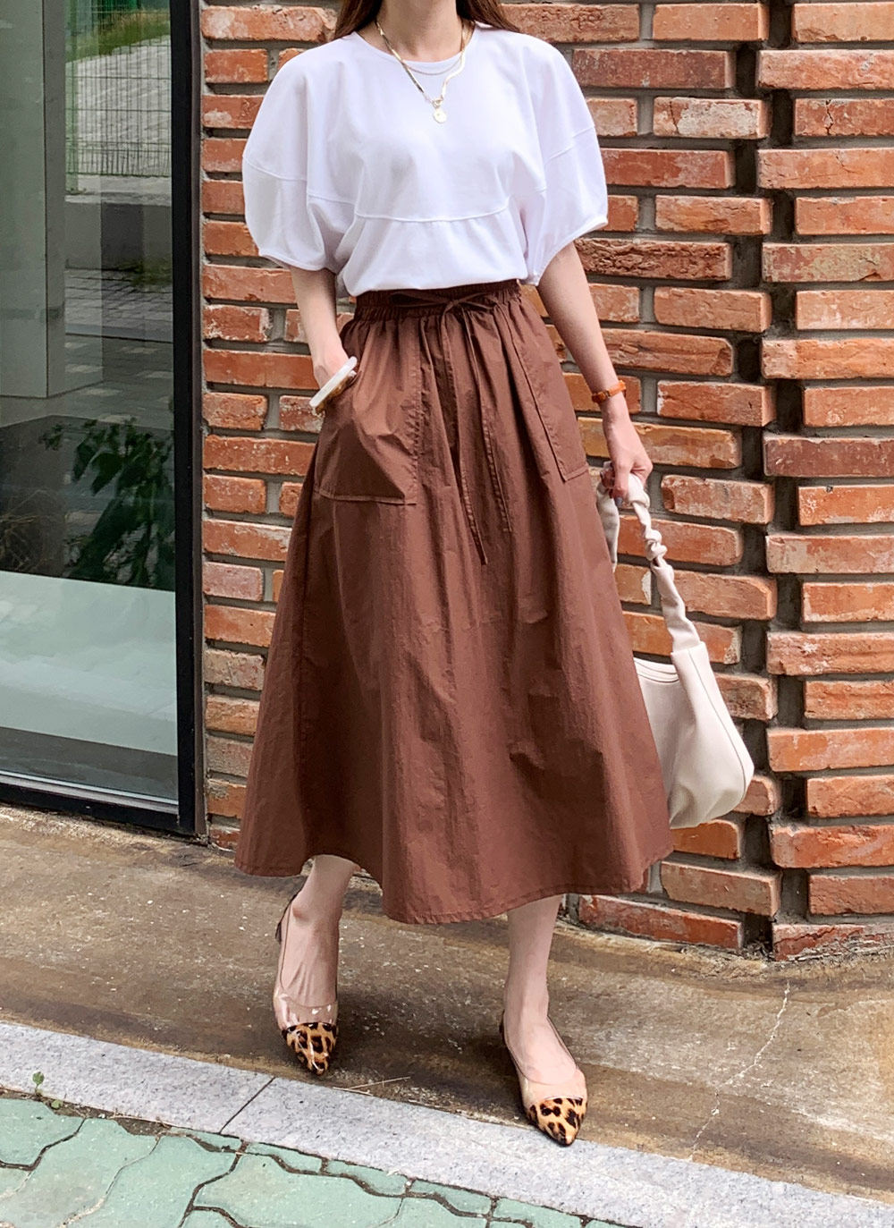 リボンポケットスカート・全4色 | レディースファッション通販 - DHOLIC 