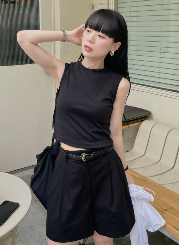 クロップドタンクトップ・p394475