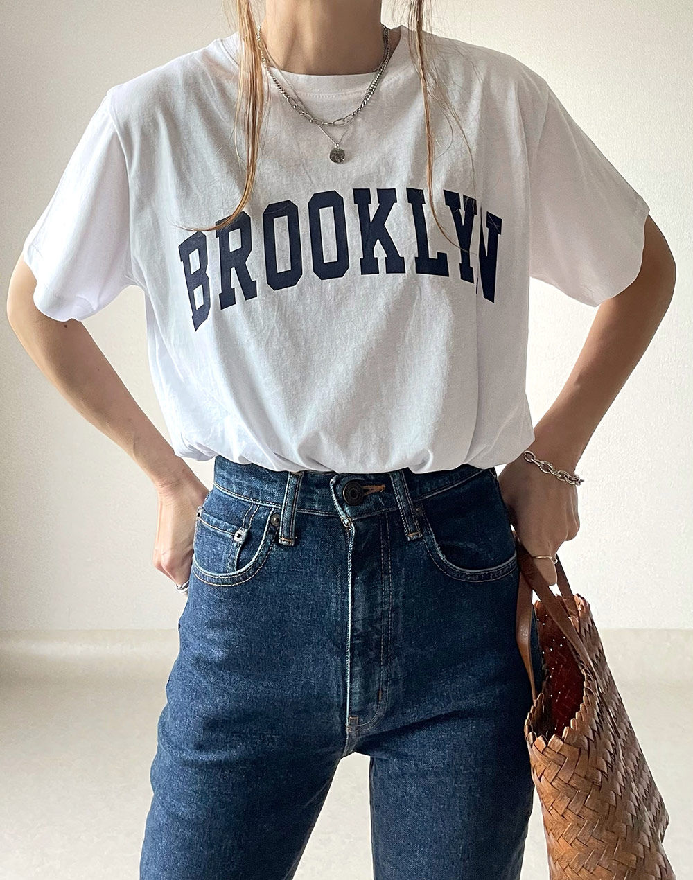 tシャツ BRKLYN ロゴTシャツ レディース BROOKLYNロゴTシャツ | レディースファッション通販 - DHOLIC