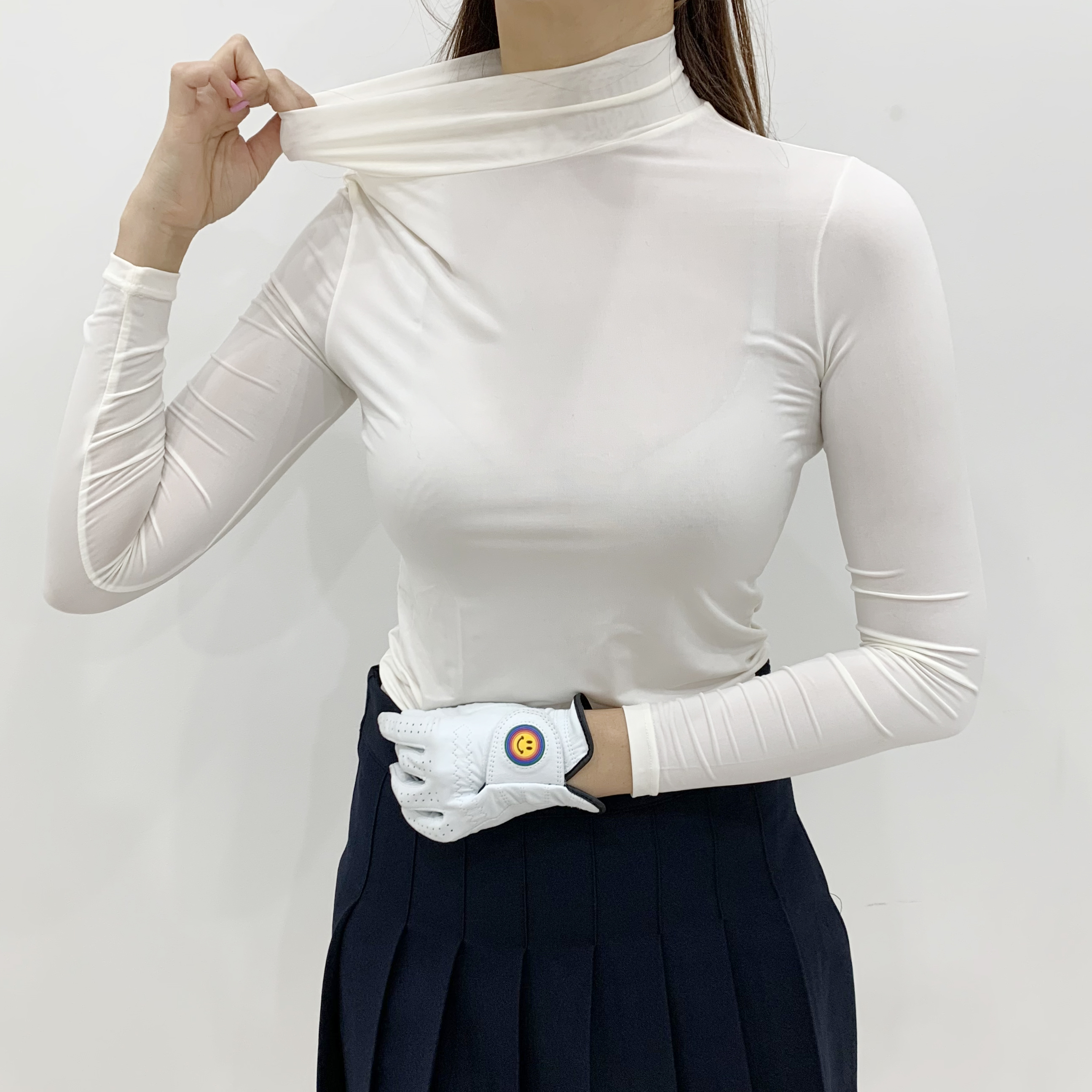 UVカットハイネック長袖Tシャツ | レディースファッション通販 - DHOLIC