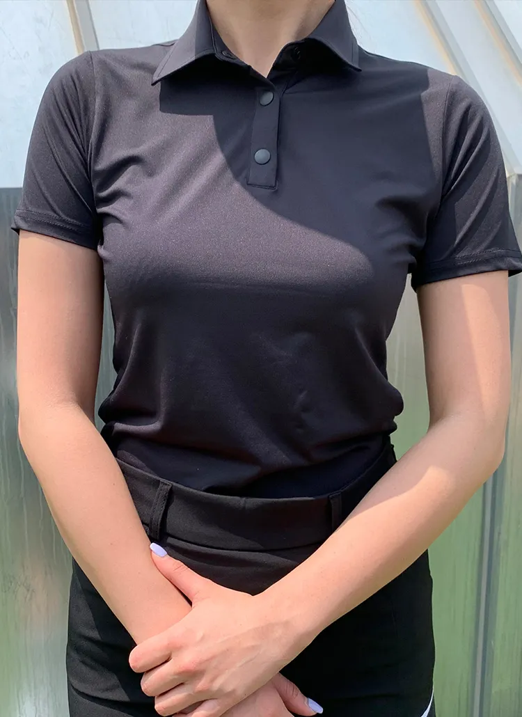 3ボタンポロカラーTシャツ | voer | 詳細画像1