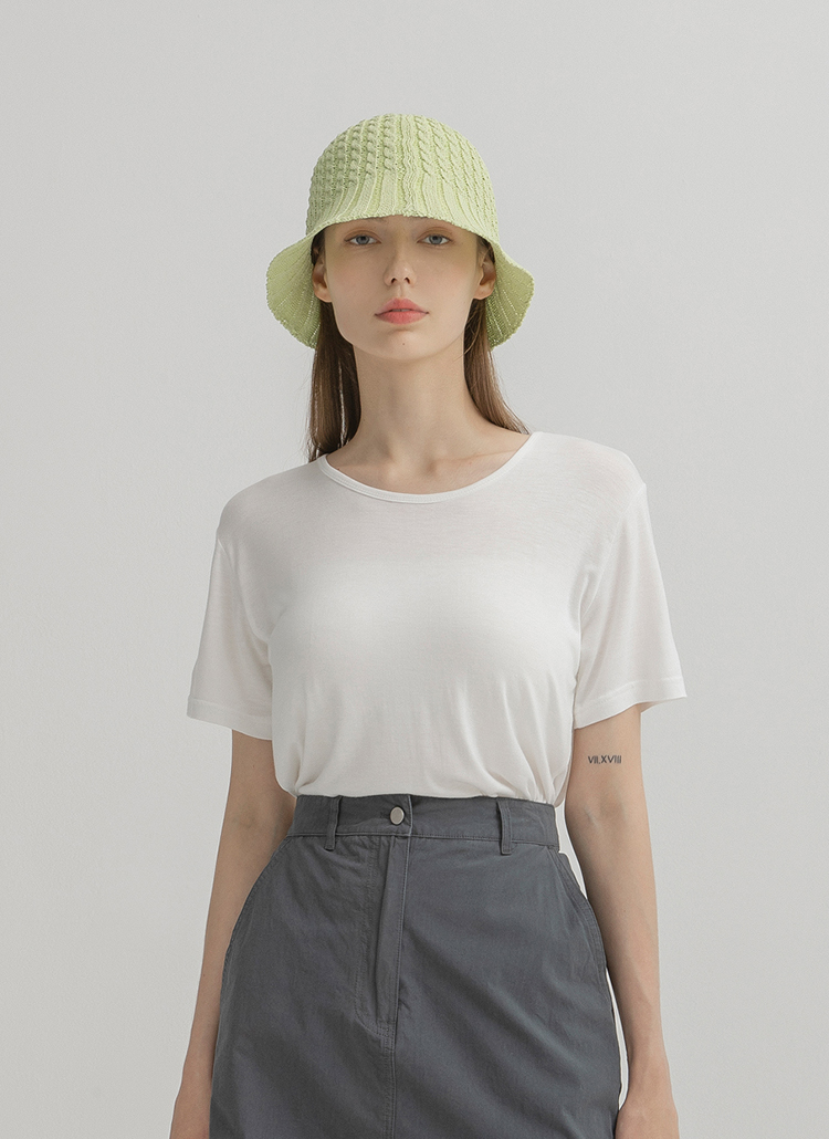 レーヨン混ルーズ半袖tシャツ レディースファッション通販 Dholic 公式 レーヨン混ルーズ半袖tシャツ レディースファッション通販 Dholic 公式