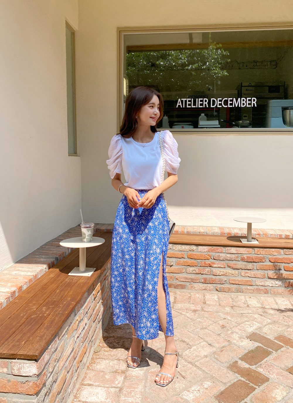 tシャツ シアーパフスリーブTシャツ レディース シアーパフスリーブTシャツ・全2色 | レディースファッション