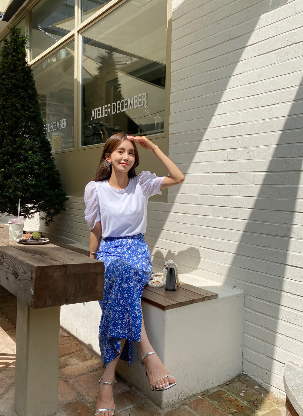 tシャツ シアーパフスリーブTシャツ レディース シアーパフスリーブTシャツ・全2色 | レディースファッション