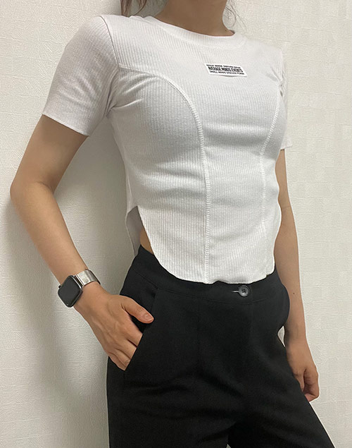 サイドオープン　Tシャツ（トップス/Tシャツ）| asuka_viola | 東京ガールズマーケット
