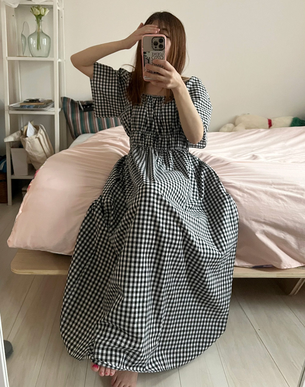 Donna Karan ベルト付きスクエアネックワンピース スクエアネックワンピース | レディースファッション通販 - DHOLIC