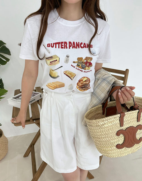 butter pancake t  shirt（トップス/Tシャツ）| _____iil_ | 東京ガールズマーケット