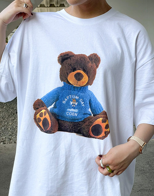 teddy bear T（トップス/Tシャツ）| m1lm1l | 東京ガールズマーケット