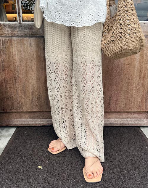 lace knit pants（パンツ/パンツ）| rirry_71 | 東京ガールズマーケット