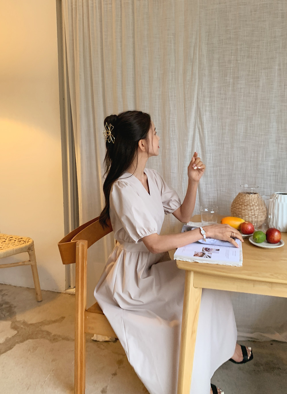 ラップパフワンピース・全3色 | レディースファッション通販 - DHOLIC