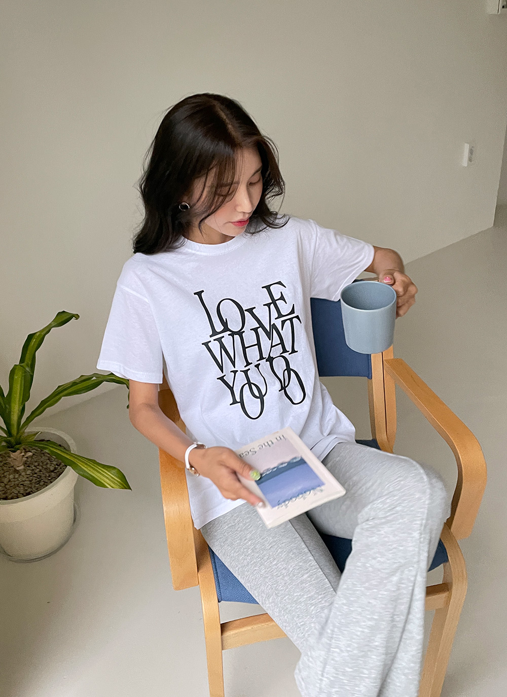 LOVE WHAT YOU DOTシャツ・全3色 | DHOLIC | 詳細画像9