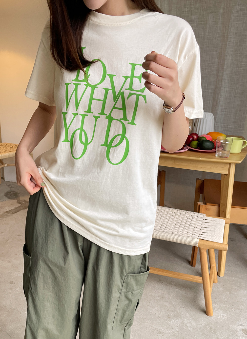 LOVE WHAT YOU DOTシャツ・全3色 | DHOLIC | 詳細画像18