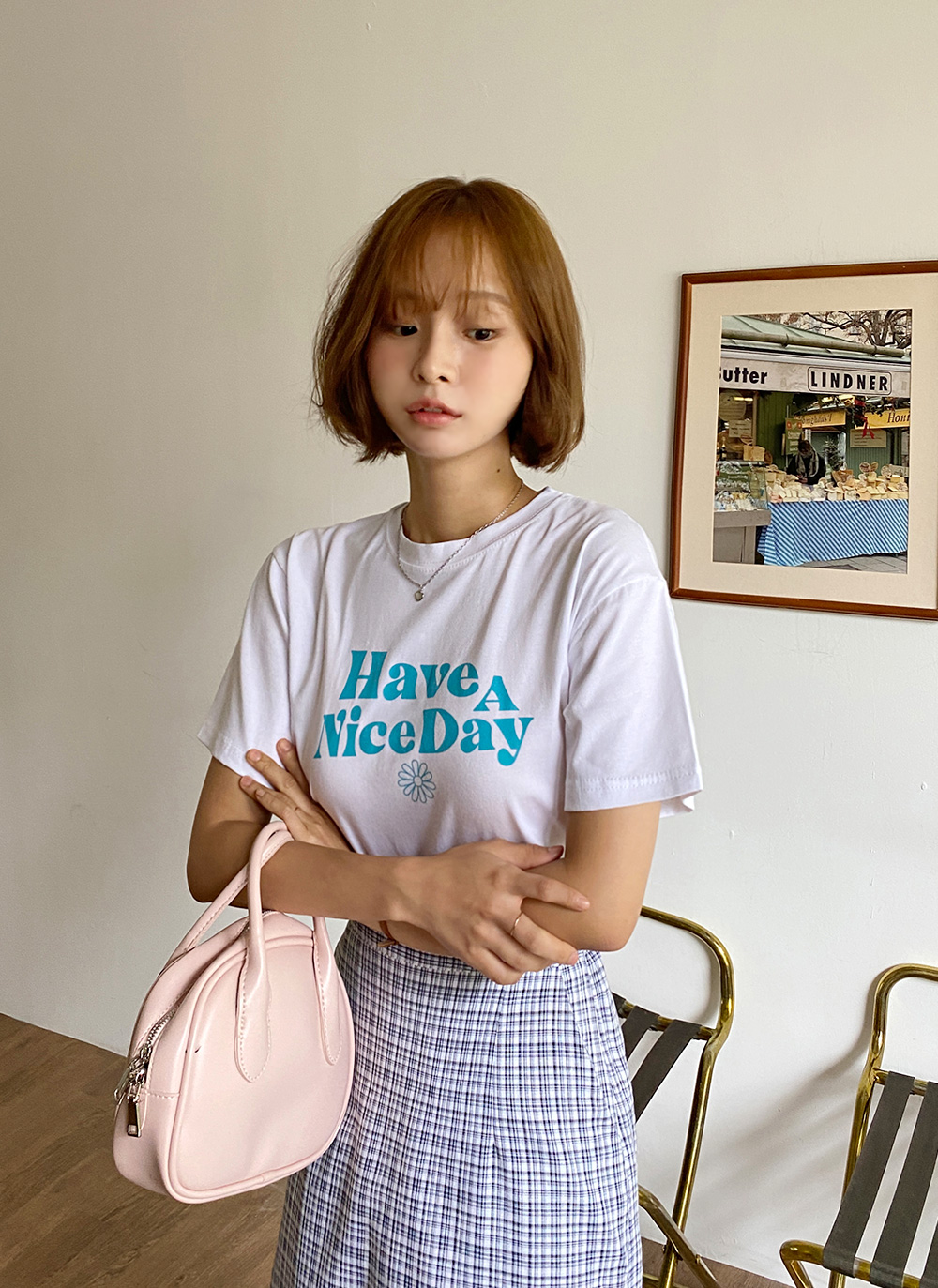 Have A Nice DayレタリングTシャツ・全3色 | DHOLIC | 詳細画像8