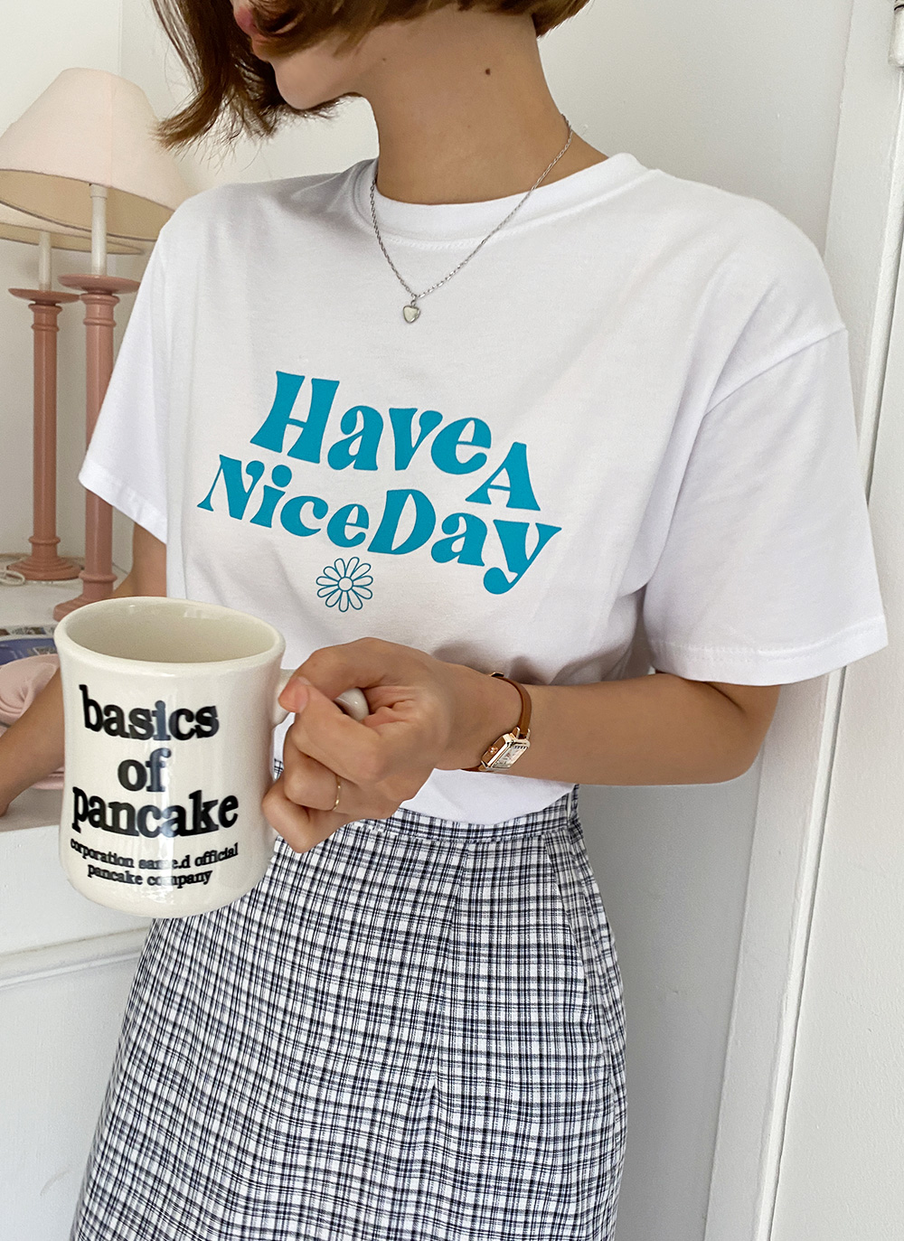 Have A Nice DayレタリングTシャツ・全3色 | DHOLIC | 詳細画像10