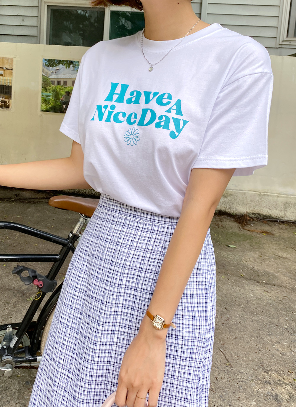 Have A Nice DayレタリングTシャツ・全3色 | DHOLIC | 詳細画像15