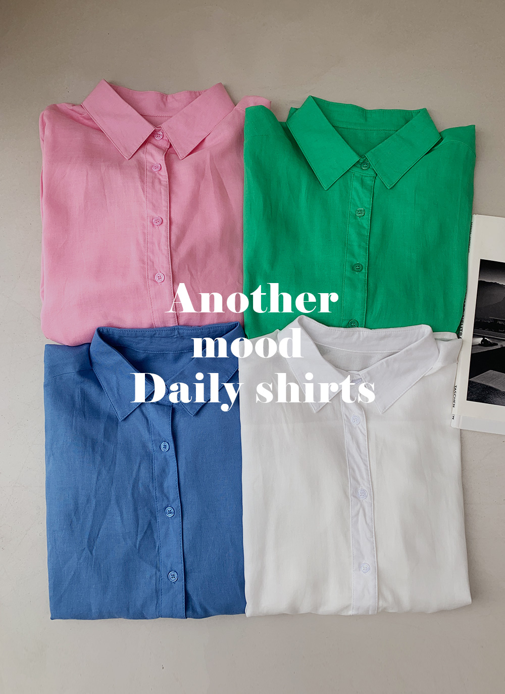コットンカラーシャツ・全4色 | DHOLIC PLUS | 詳細画像2