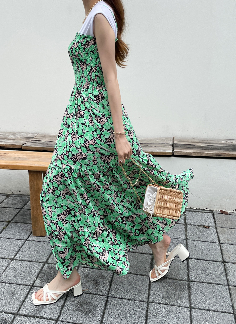 プリントキャミワンピース・全3色 | レディースファッション通販 - DHOLIC