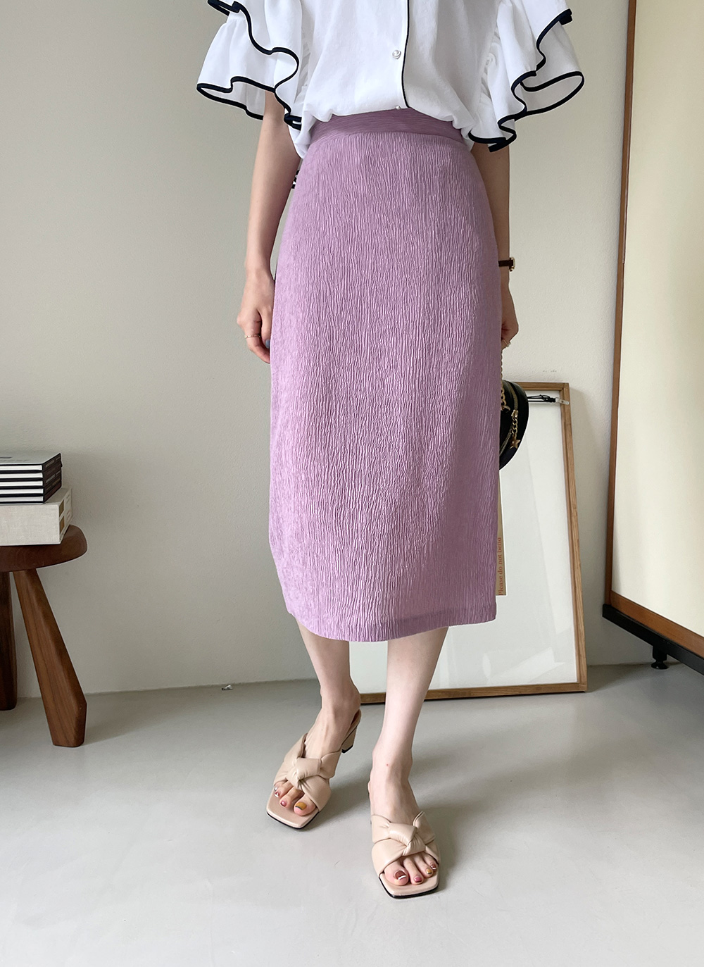 リンクルタイトスカート・全5色 | DHOLIC PLUS | 詳細画像4