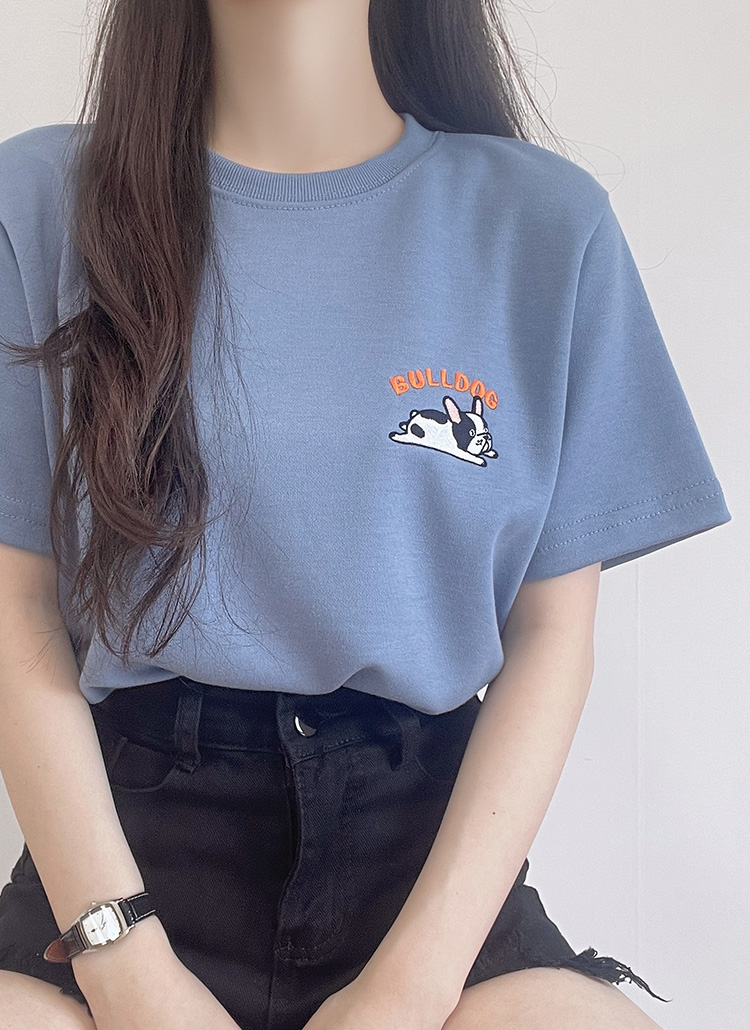 BULLDOGコットンTシャツ | ddaygirl | 詳細画像1
