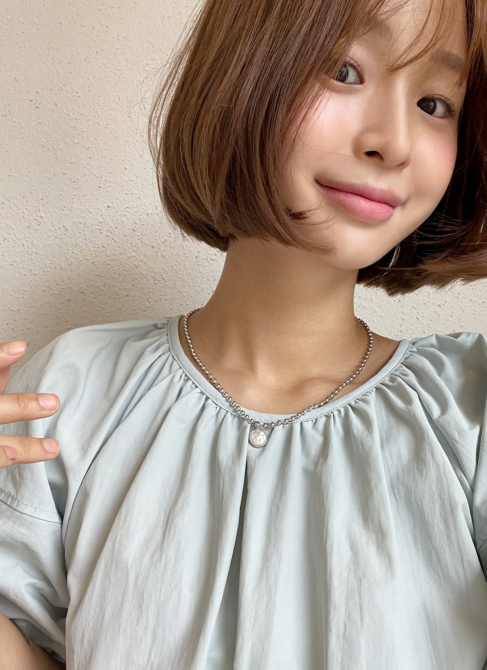 パールペンダントボールチェーンネックレス・全1色 | DHOLIC | 詳細画像19