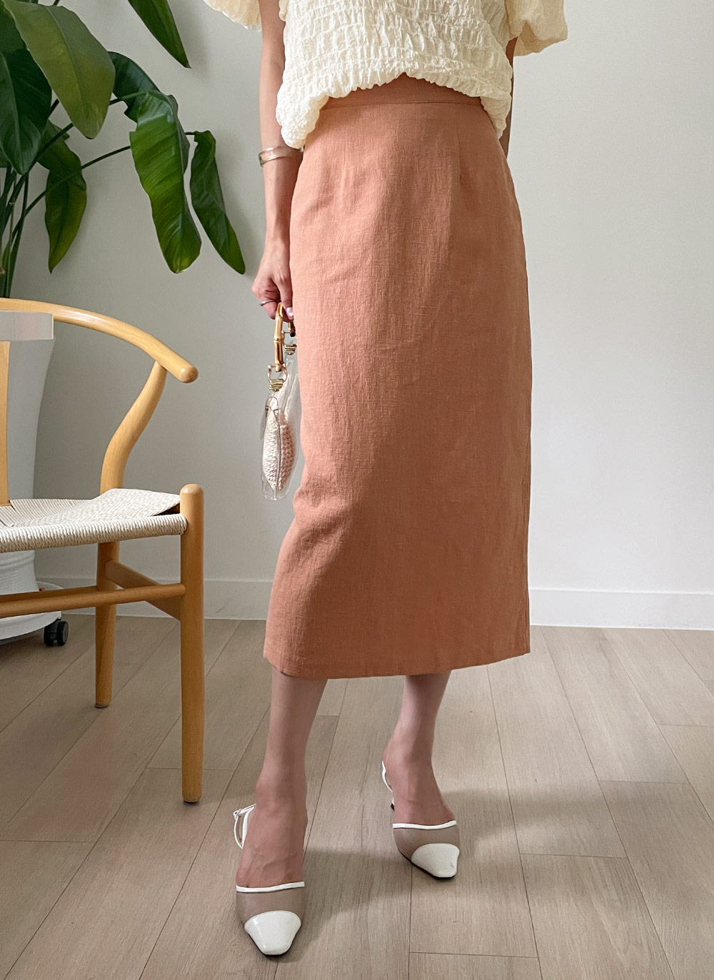 リネンタイトスカート・全8色 | レディースファッション通販 - DHOLIC