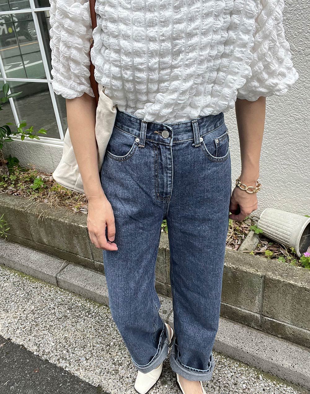 ストレートデニムパンツ | レディースファッション通販 - DHOLIC