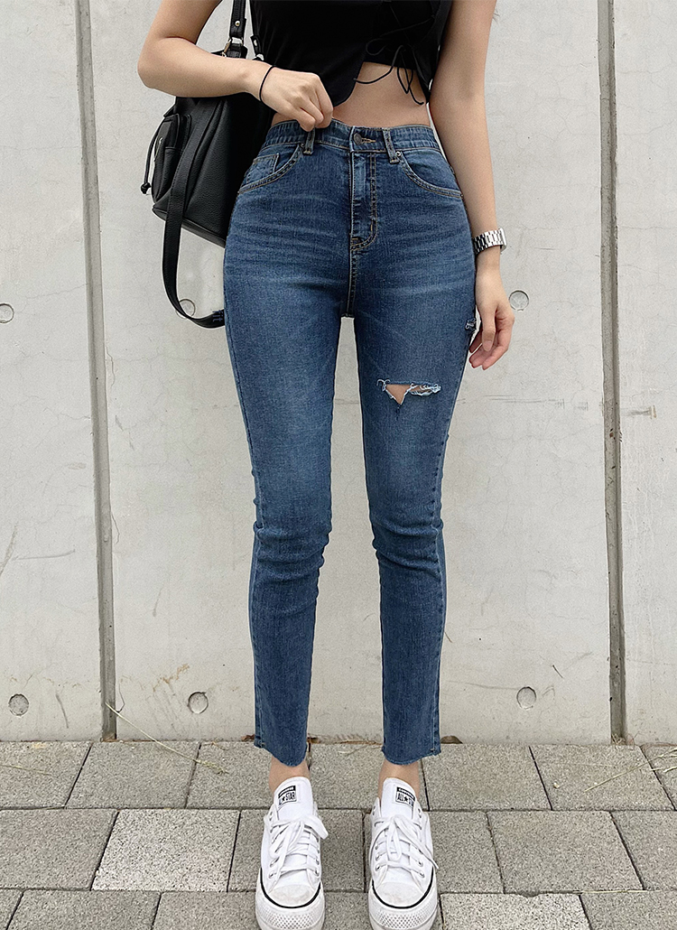 d.i.a JEANS ダメージスキニーデニム Amazon | MCUKAY ダメージ スキニージーンズ テーパードデニム